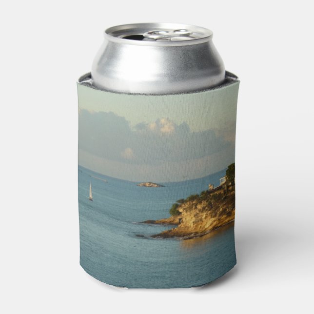Antiguanische Küste Schöne Insel Seascape Dosenkühler (Kanne Vorderseite)