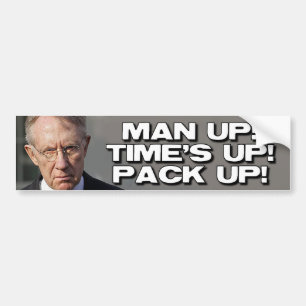ANTIharry reid - MANN OBEN Autoaufkleber