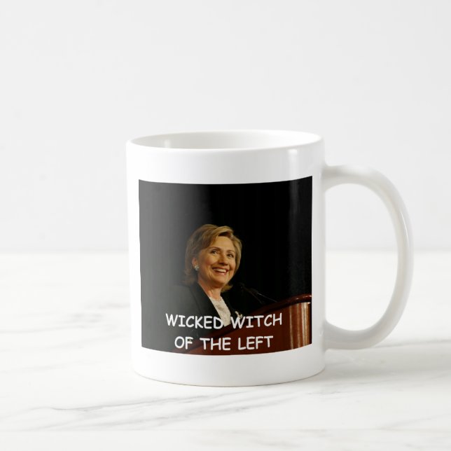 Antihillary Clinton Kaffeetasse (Rechts)