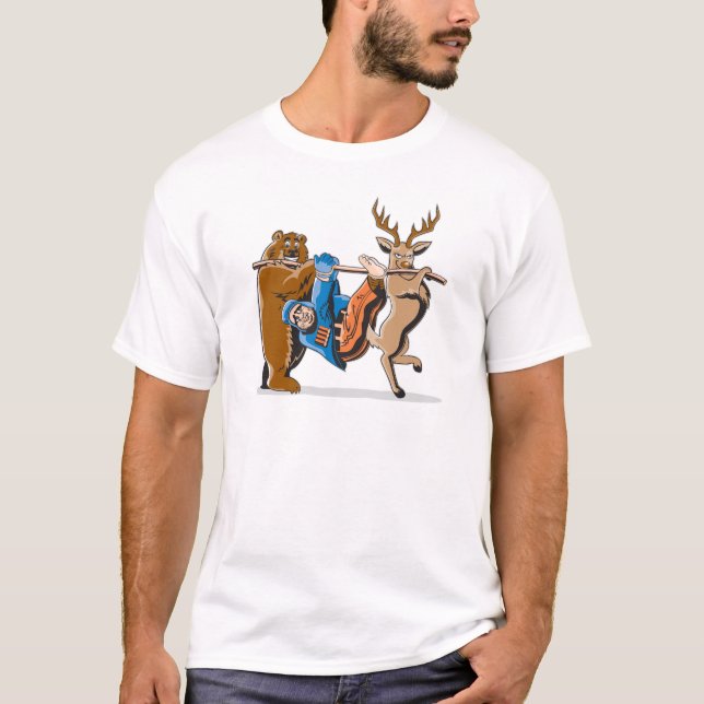 Antijagd-Tier-Rache T-Shirt (Vorderseite)