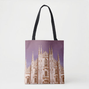 Antik aussehende Kathedrale von Mailand, auch beka Tasche