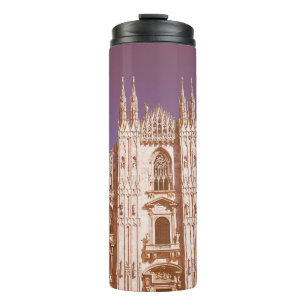 Antik aussehende Kathedrale von Mailand, auch beka Thermosbecher
