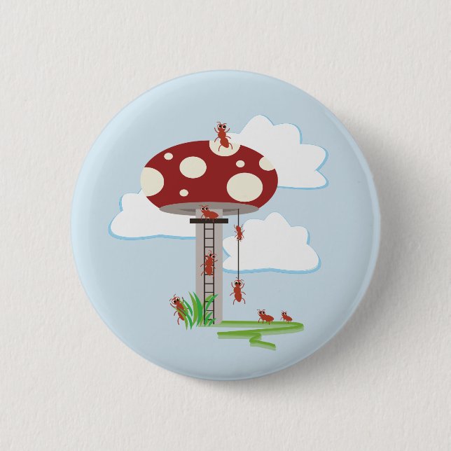 Antik Button (Vorderseite)