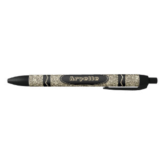 Antik Gold Glitzer Crayon Individuelle Name Push P Kugelschreiber