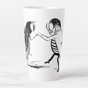 Antik Insekten tanzen; Schmeißfliege Milchtasse
