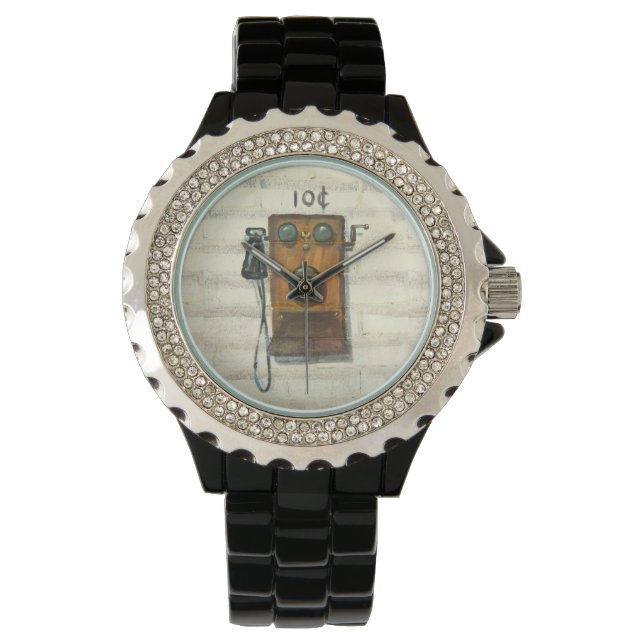 Antik-Kurbelwache Armbanduhr (Vorderseite)