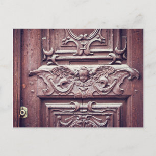 Antik Paris Tür Postkarte