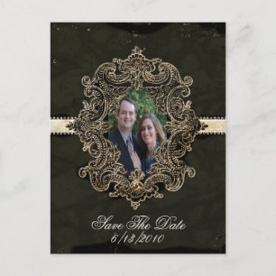 Antik, Postkarte Save the Date schauend