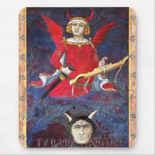 ANTIK RENAISSANCE TAROTS /DER TEUFEL Stolz Detail Mousepad
