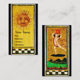 ANTIK RENAISSANCE TAROTS / DIE SONNE VISITENKARTE