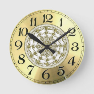 Antik Runde Wanduhr