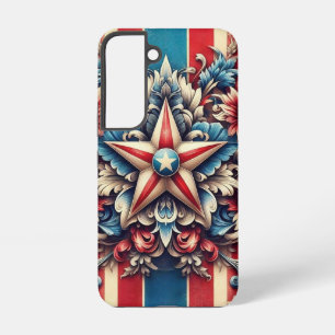 Antik/rustikal USA/Patriotisch Samsung Galaxy Hülle
