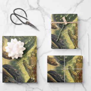 Antik Schildkröten und Meeresschildkröten von Erns Geschenkpapier Set