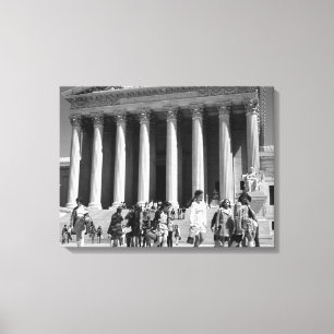 Antik USA Washington Gedenkstätte Lincoln Leinwanddruck