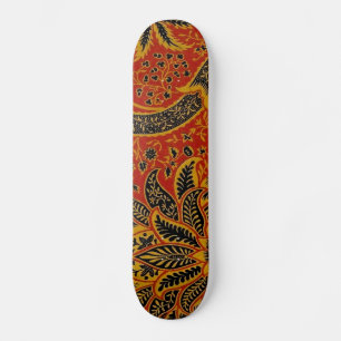 Antik William Morris India Wallpaper Skateboard
