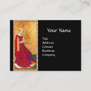 ANTIKAROTTENQUEEN FÜR KÜCHE, SCHWARZMONOGRAMM VISITENKARTE