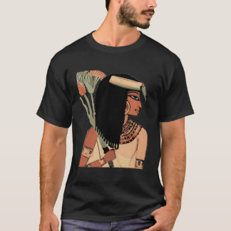 Antike ägyptische Kemet Art Black Kemetic Königin T-Shirt