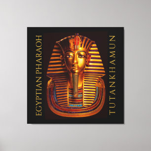 Antike ägyptische König Tutanchamun Gold Burial Ma Leinwanddruck