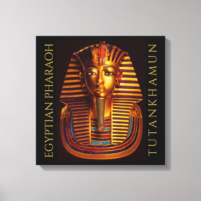 Antike ägyptische König Tutanchamun Gold Burial Ma Leinwanddruck (Vorderseite)