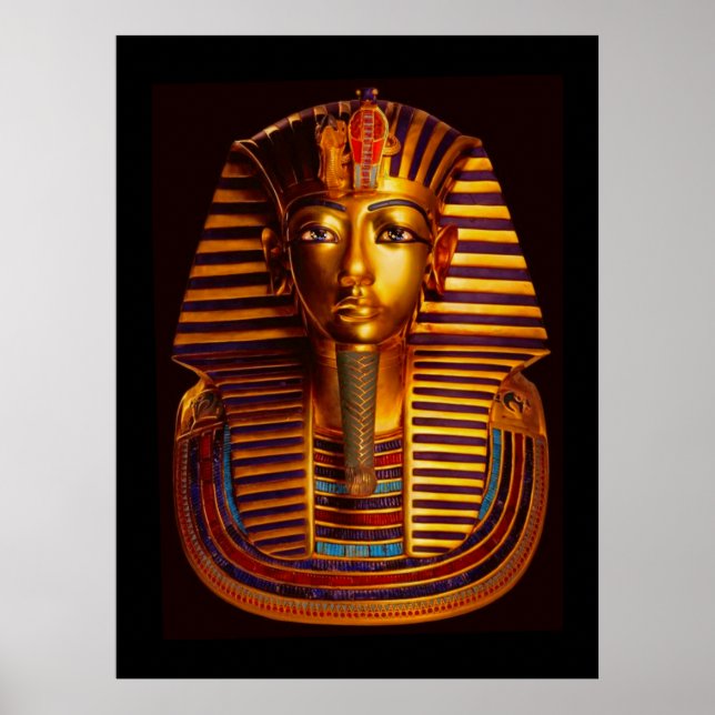 Antike ägyptische König Tutanchamun Gold Burial Ma Poster (Vorne)