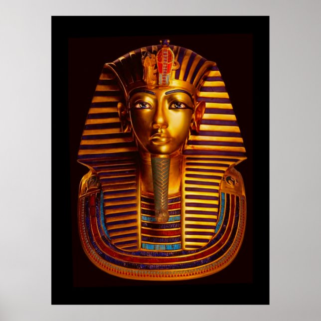 Antike ägyptische König Tutanchamun Gold Burial Ma Poster (Vorne)
