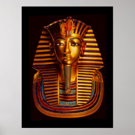Antike ägyptische König Tutanchamun Gold Burial Ma Poster