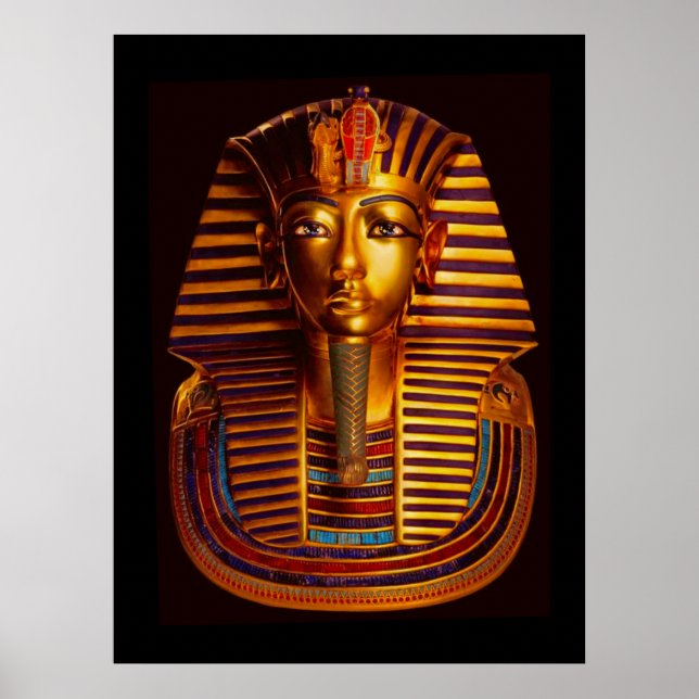 Antike ägyptische König Tutanchamun Gold Burial Ma Poster (Vorne)