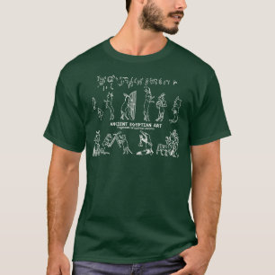 Antike ägyptische Kunstfragmente Satirebücher T-Shirt