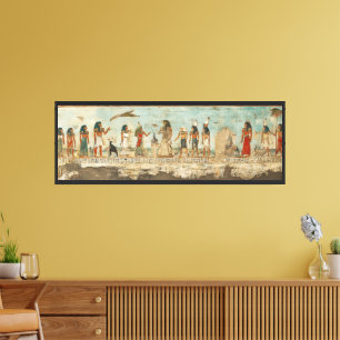 Antike ägyptische Procession Wall Art - Mythologie Leinwanddruck