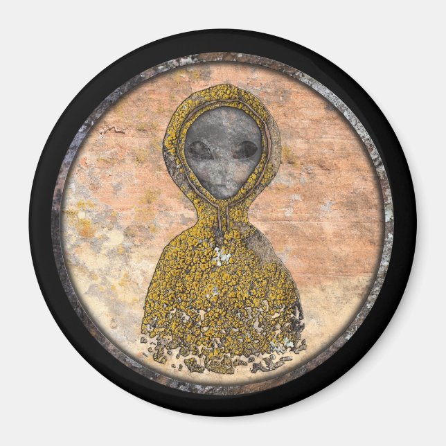 Antike Alien Magnet (Vorne)