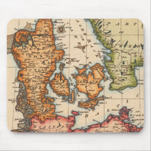 Antike Alte Karte Inspiriert (10) Mousepad