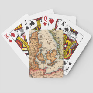 Antike Alte Karte Inspiriert (10) Spielkarten