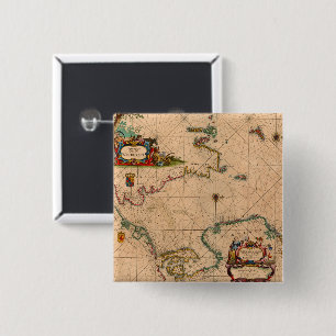 Antike Alte Karte Inspiriert (1) Button
