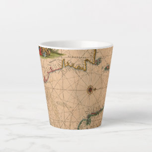 Antike Alte Karte Inspiriert (1) Milchtasse