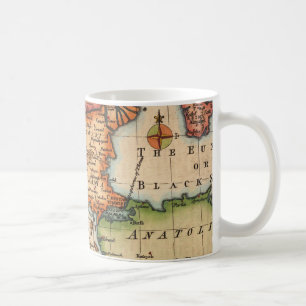 Antike Alte Karte Inspiriert (2) Kaffeetasse