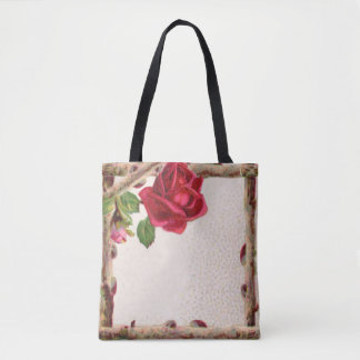 Antike alte Rose rustikal viktorianisch klassisch Tasche