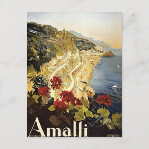 Antike Amalfi Italien europäische Reise-Werbung Postkarte