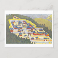 Antike Ansicht des Nikko Toshogu-Schreins