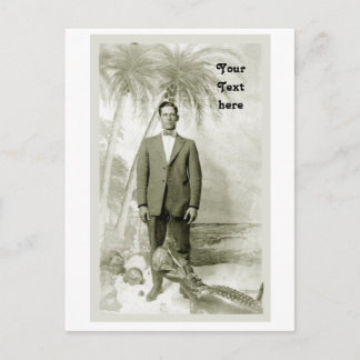 Antike Ansichtskarte aus Miami Florida Postkarte