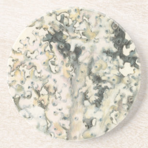 Antike Aquarell-Koralle Untersetzer