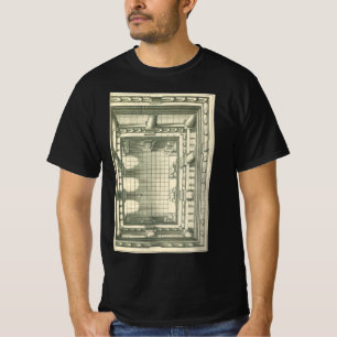 Antike Architektur, Atrium-Innenhof-Perspektive T-Shirt