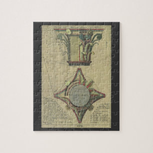 Antike Architektur, dekorative Kapitellkrone