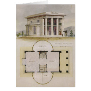 Antike Architektur, Grundriss und griechische Vill