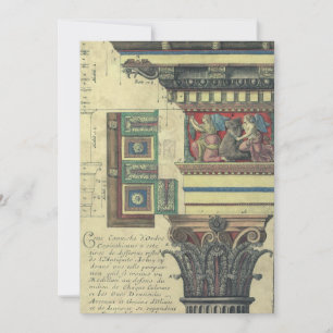 Antike Architektur, Säule mit Gesimsgliederung