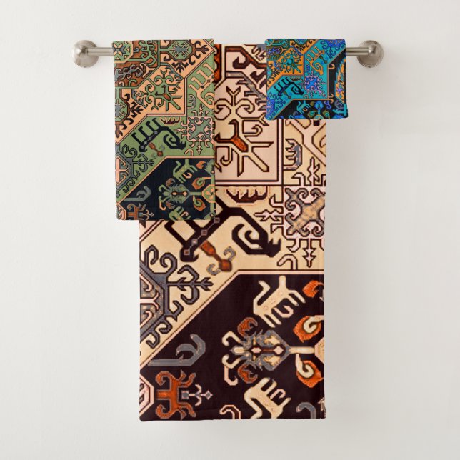 Antike armenische Kunst Badhandtuch Set (Insitu)