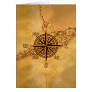 Antike Art-Kompass-Rose