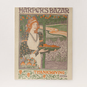 Antike Art Nouveau Thanksgiving-Magazin-Cover