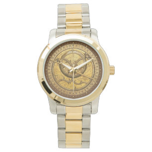 Antike Astrolabe Zwei-Ton Uhr