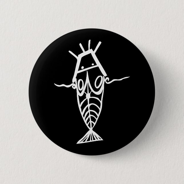 Antike Astronauten Button (Vorderseite)