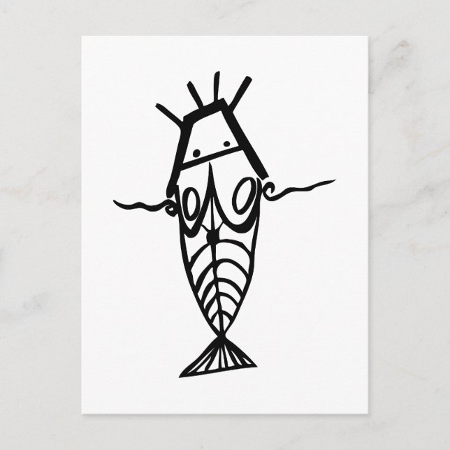 Antike Astronauten Postkarte (Vorderseite)